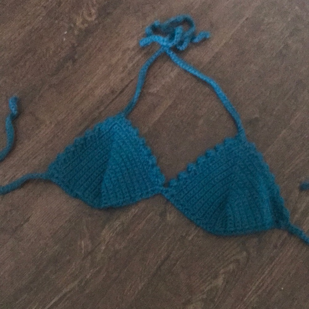 Crochet swim top